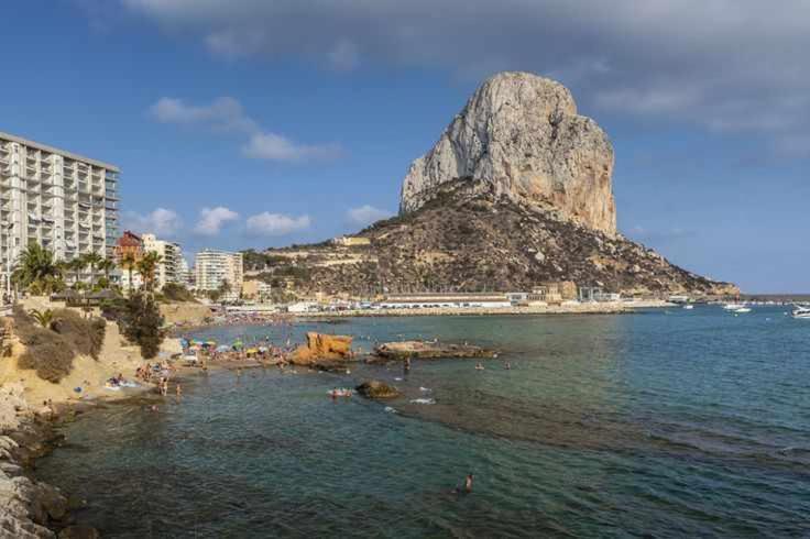 Apartment With Sea View Pool & Private Parking Calpe Bagian luar foto