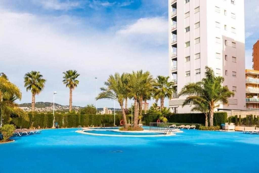 Apartment With Sea View Pool & Private Parking Calpe Bagian luar foto