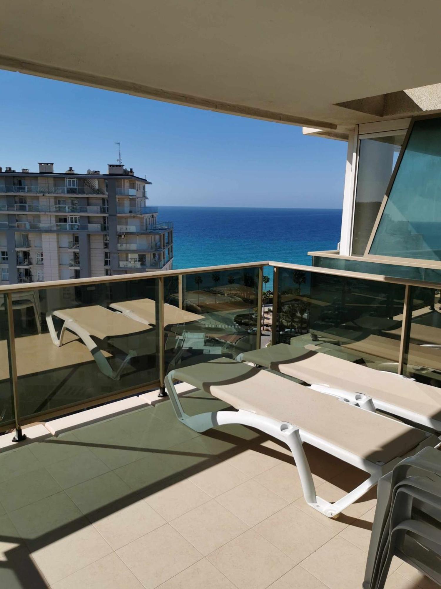 Apartment With Sea View Pool & Private Parking Calpe Bagian luar foto
