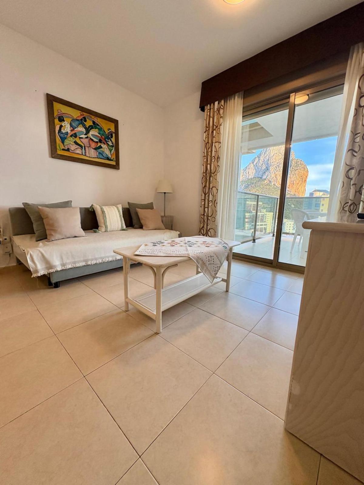 Apartment With Sea View Pool & Private Parking Calpe Bagian luar foto